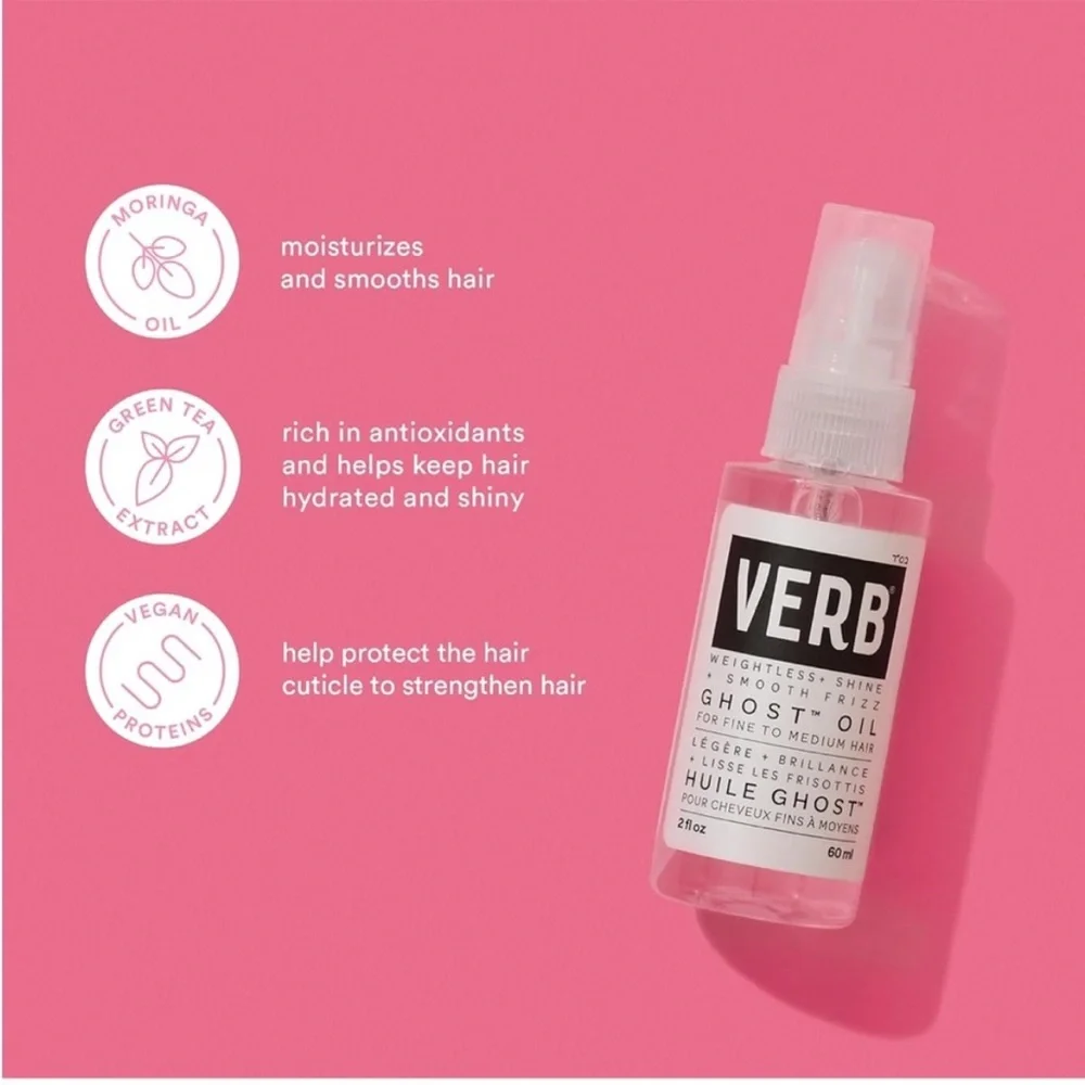 Verb Ghost Shampoo Conditioner Oil & Volume Dry Texture Spray Travel Set